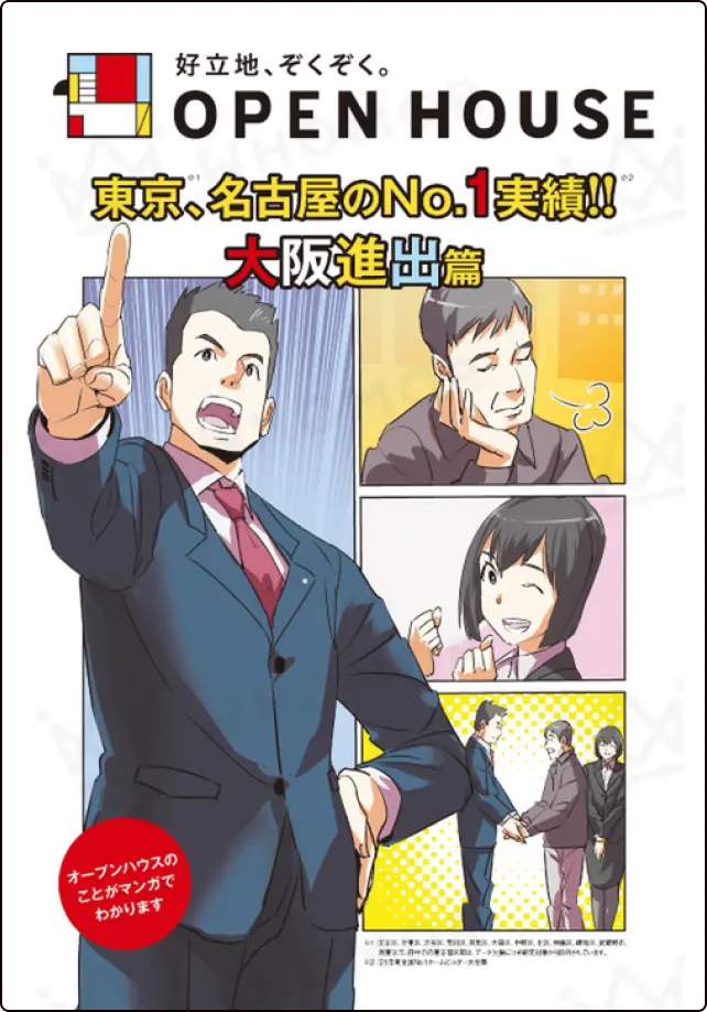 ダイレクトマーケティングの漫画活用例