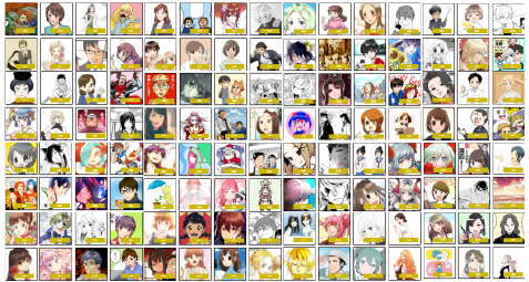 1,200名以上の登録漫画家