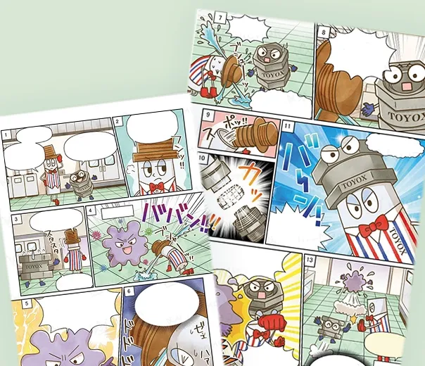 ホースと継手訴求WEB漫画