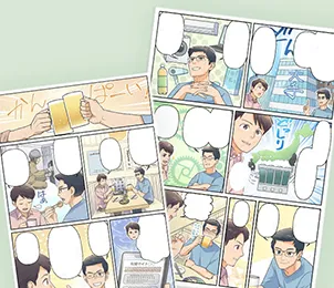 産業用機械レンタル業転職採用漫画