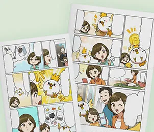 電気料金案内漫画